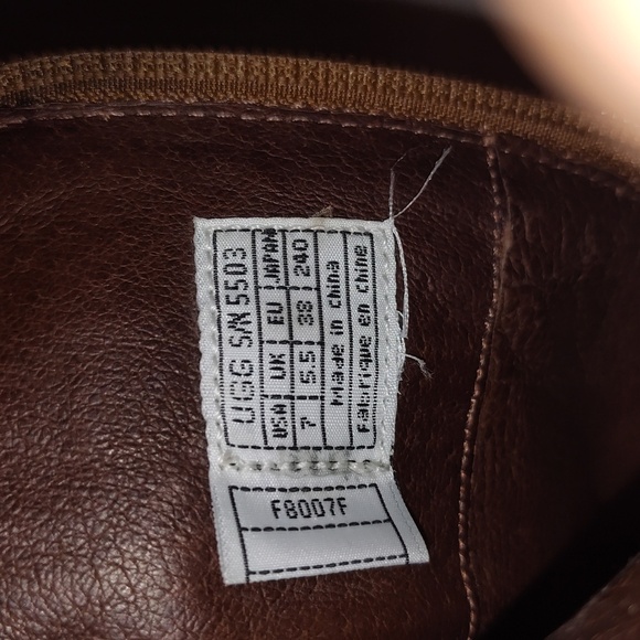 Ugg Camille Lace Up Heel Boot with Fur Detail - Picture 5 of 13